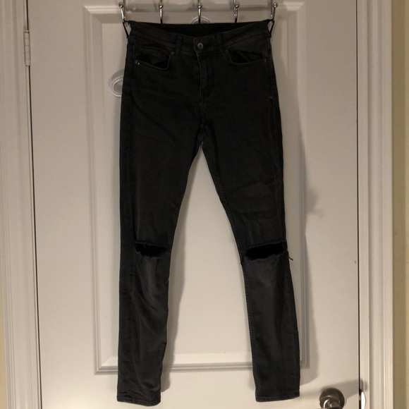 Black ripped jeans - Picture 1 of 1